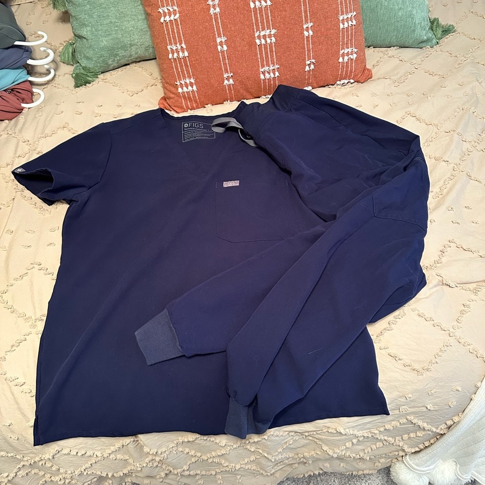 Figs scrub set Navy